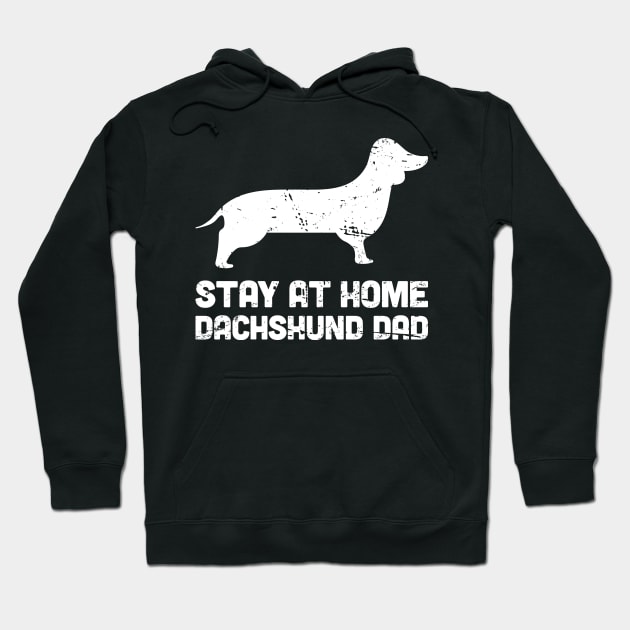 Dachsund - Funny Stay At Home Dog Dad Hoodie by MeatMan